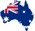 Australia Flag Map Australia