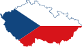 Czech Rep Flag Map Czech Republic