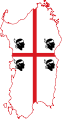 Sardinia Flag Map Sardinia Car Hire